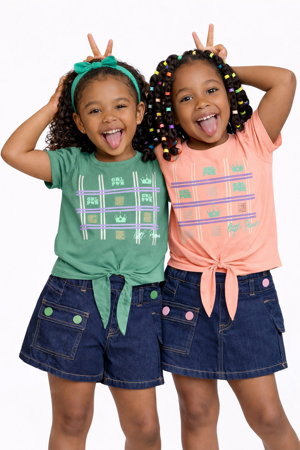 Girls Pants Skirt Set