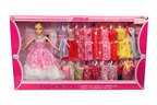 Fashion Doll with Wardrobe Set – 3 Styles