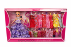 Fashion Doll with Wardrobe Set – 3 Styles