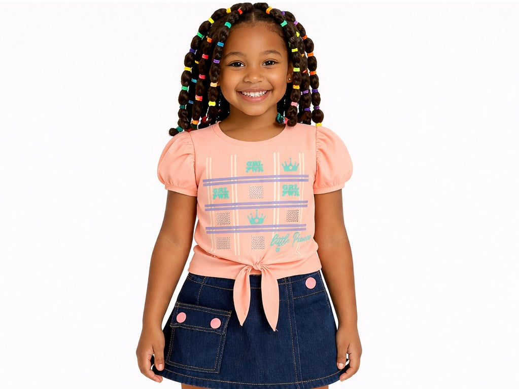 Girls Pants Skirt Set