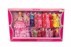 Fashion Doll with Wardrobe Set – 3 Styles