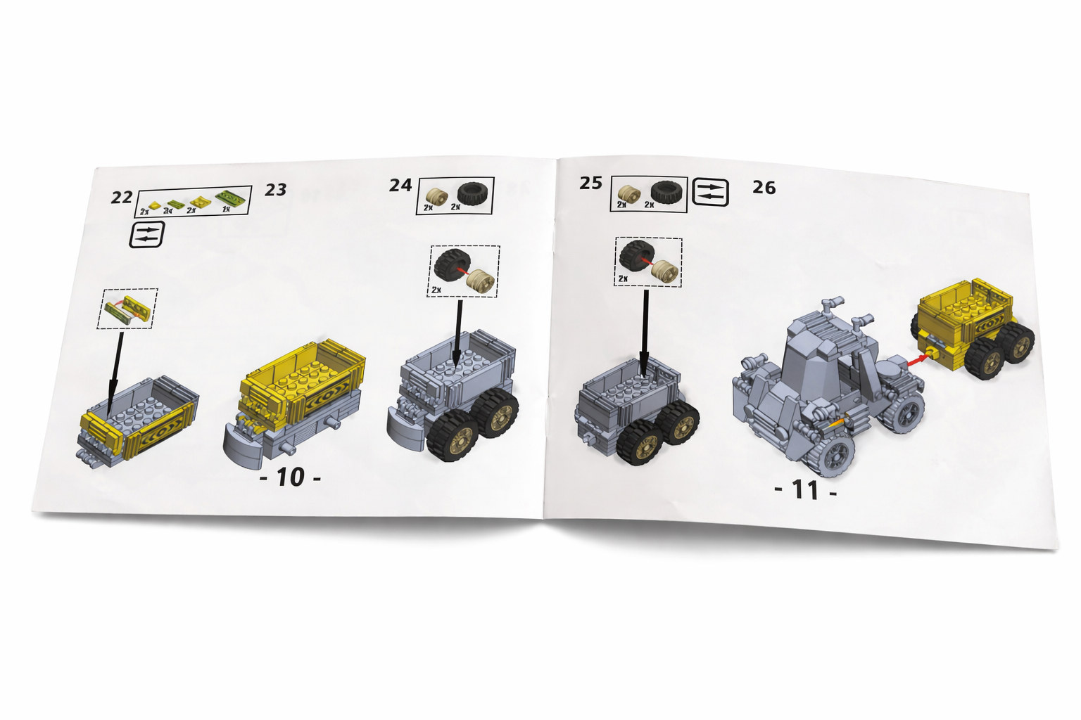 Jie Star Variety Engineering Team Dump Truck Building block Set (259 Pieces)
