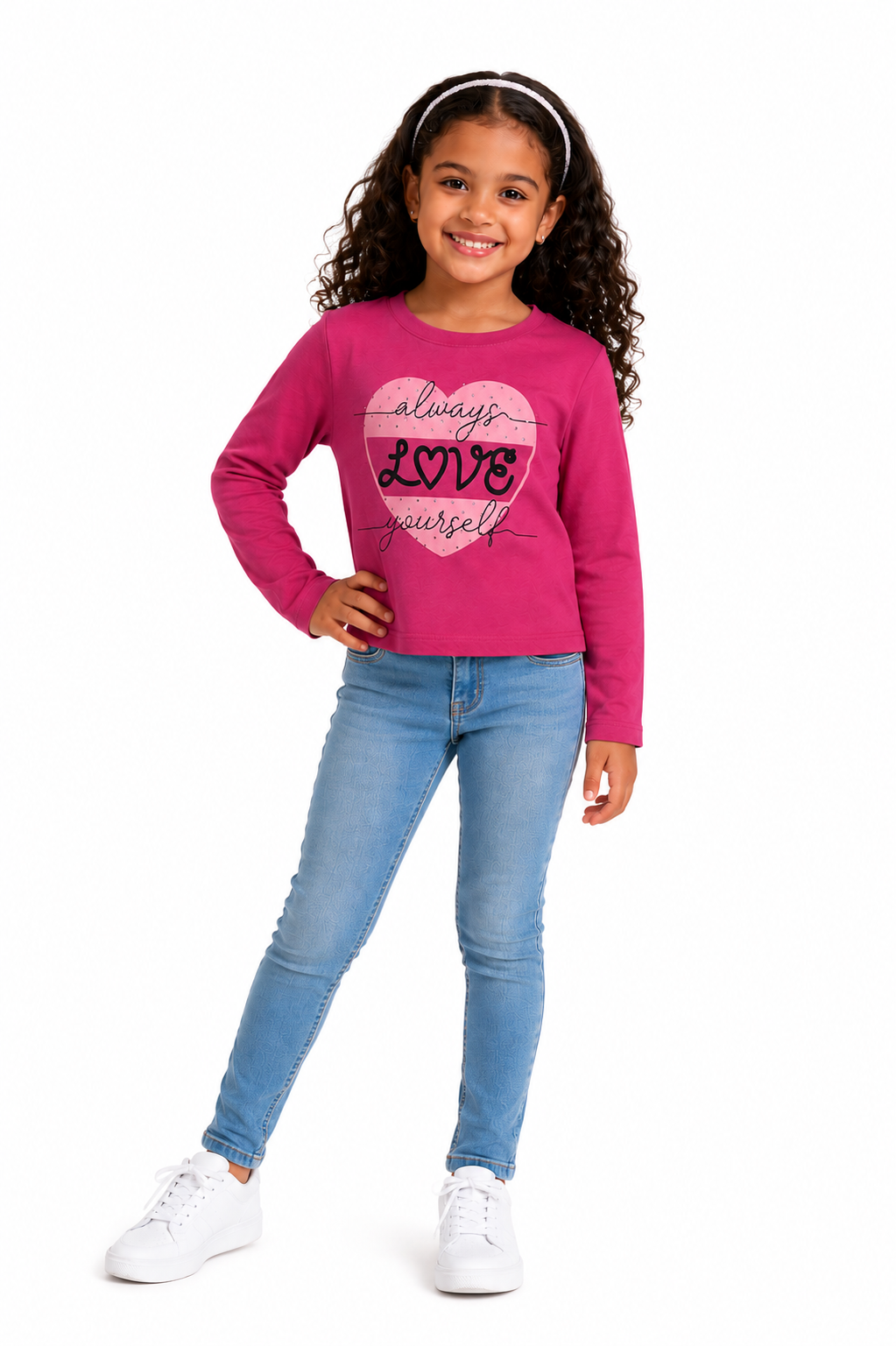 Girls Always Love Yourself Long Sleeve Top