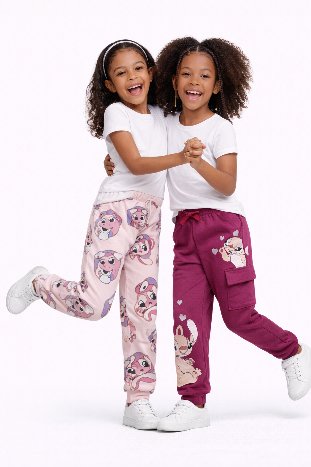 Disney Lilo & Stitch Angel Girls' Jogger Pants