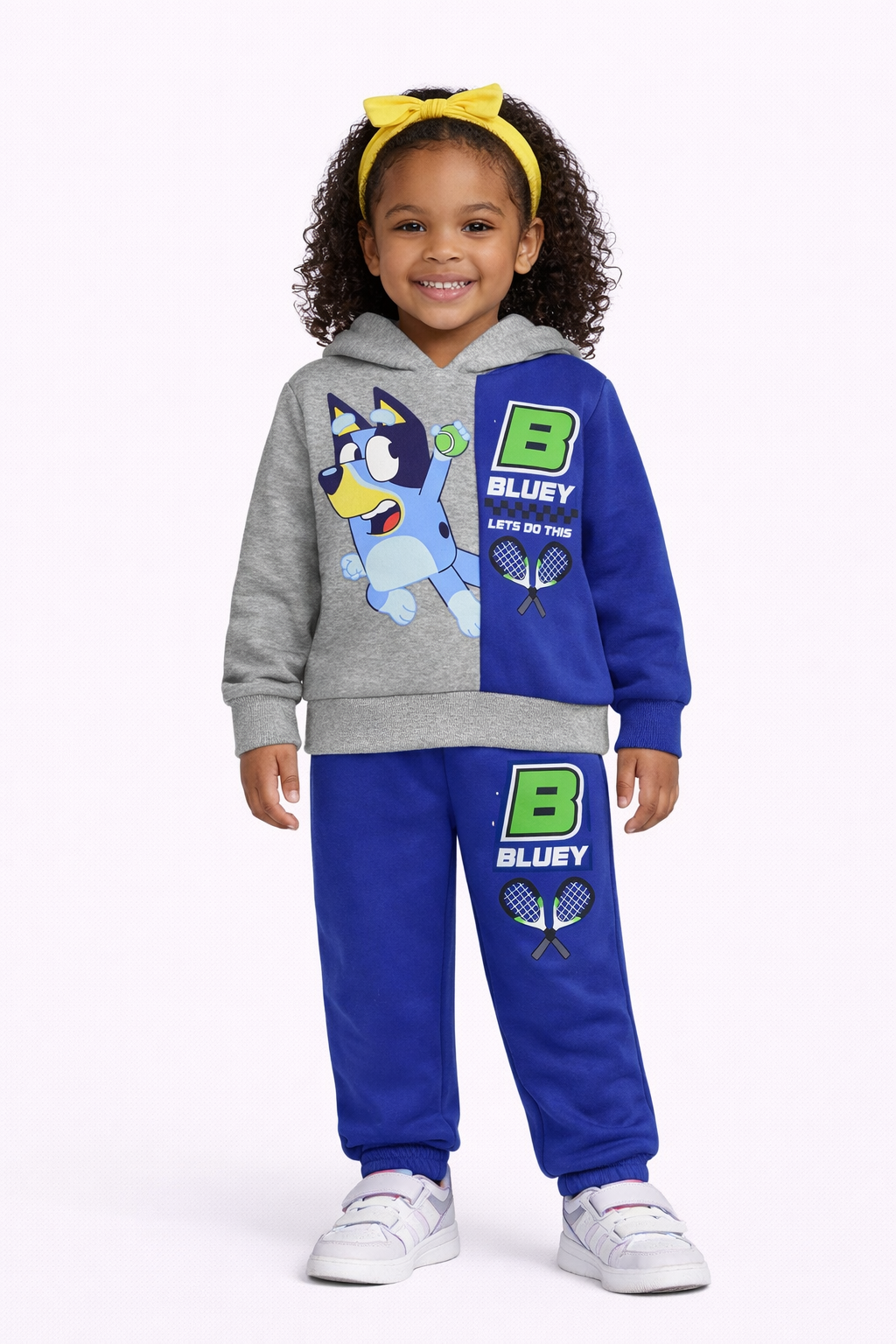 Bluey Girls' 2-Piece Hoodie & Jogger Tracksuit Set