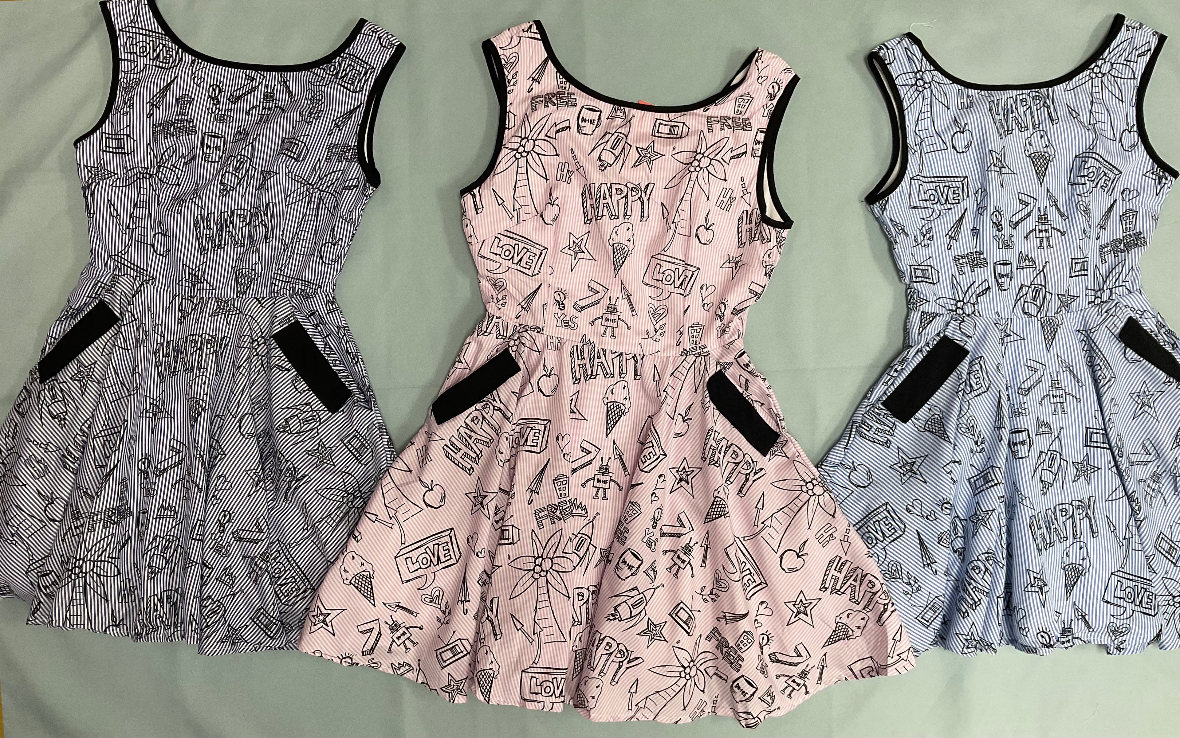 Praia Fashion - Happy Doodle Dress