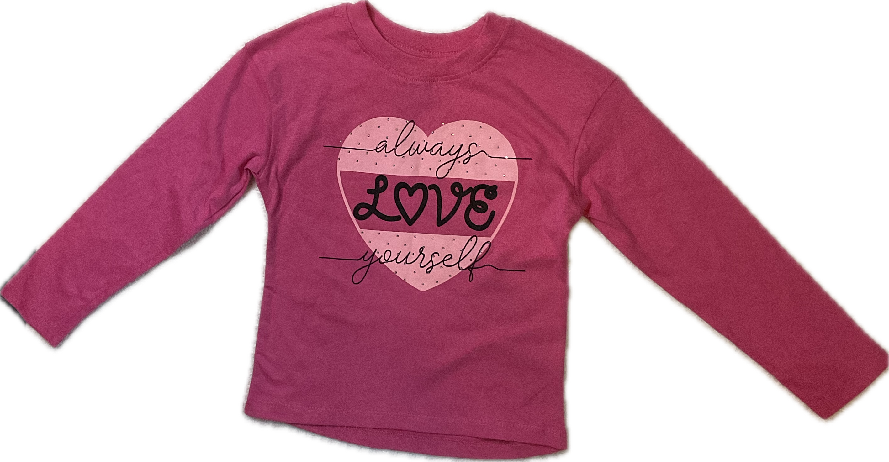 Girls Always Love Yourself Long Sleeve Top
