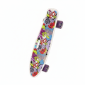 All Star graffiti skateboard on white background