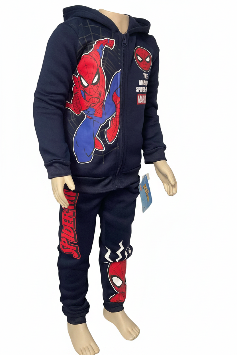 Spider-Man Tracksuit on White Background