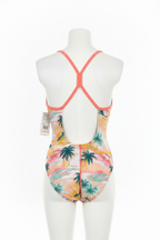 Swimsuit back on white torso mannequin